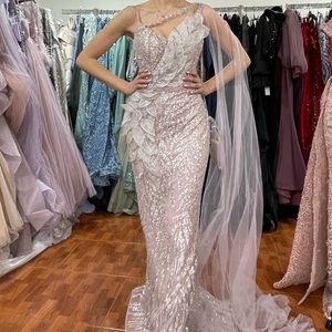 Couture evening gown